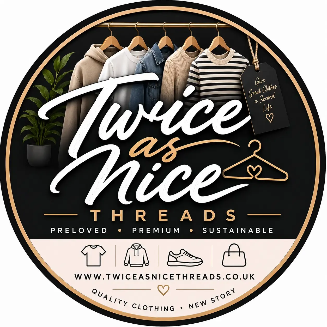 Twice As Nice Threads logo